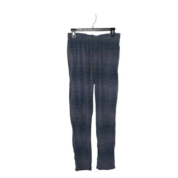 Dakota Grizzly Lambert Striped Pajama Pants Drawstring Mens Size Small Blue Gray - Picture 1 of 6